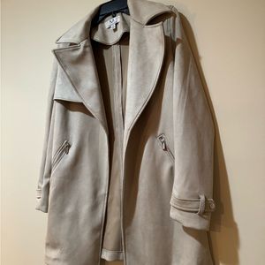 Suede coat